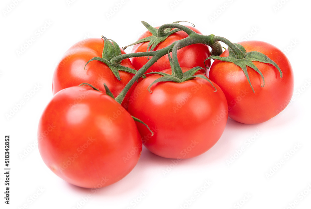 bunch of healthy cherry tomatoes vegetables isolated on white bunch of healthy cherry tomatoes vegetables isolated on white