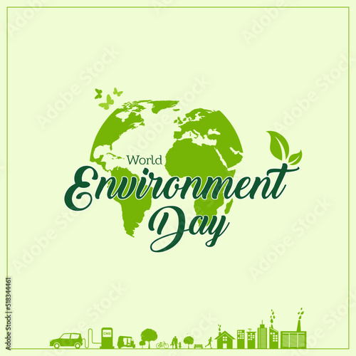 illustration of world Environment day concept