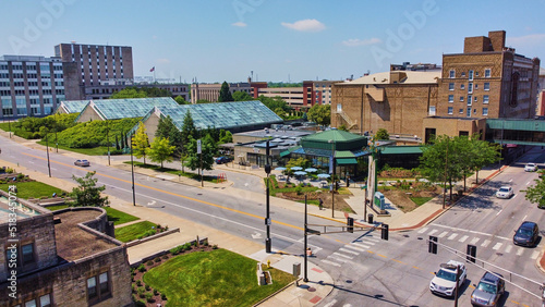 Downtown Fort Wayne, Indiana of Botanical Conservatory
