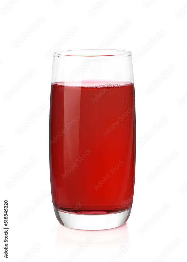Glass of Pomegranate juice isolated on white background. Clipping path. Glass of Pomegranate juice isolated on white background. Clipping path.
