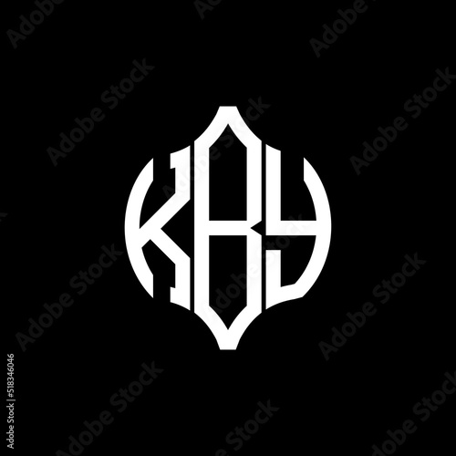 KBY letter logo. KBY best black background vector image. KBY Monogram logo design for entrepreneur and business.
 photo