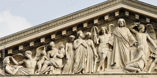 The Madeleine Church. La Madeleine, Paris photo