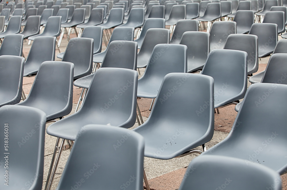 Fototapeta premium sedie plastica