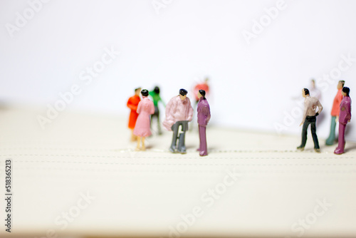 team work figurine business man