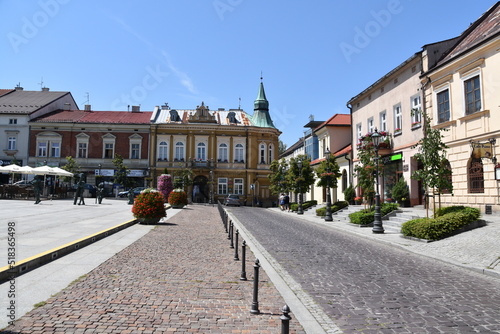 Obraz na plátně Wieliczka, Rynek Górny, centrum miasta, Małopolska,