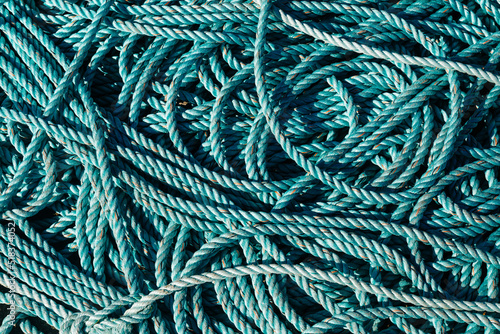 Blue rope photo