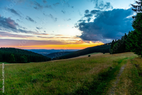 Sommerspaziergang durch die schöne Natur des Thüringer Waldes - Thüringen