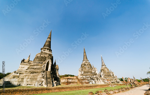 A temple in Ayutthaya, Thailand photo