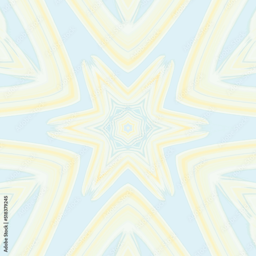 Fototapeta premium Kaleidoscope flower mandala. Vector illustration. Vector colorful mosaic