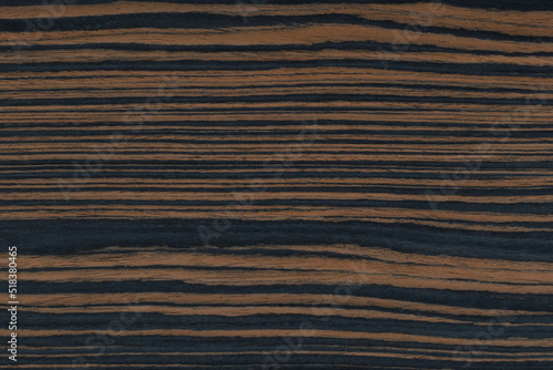Texture of  Exotic Black and Brown Ebony 5 Makassar Wood veneer photo