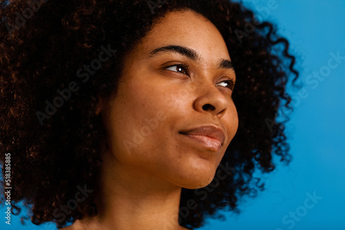 African american woman studio portrait