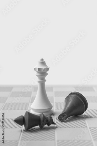 White chess queen photo