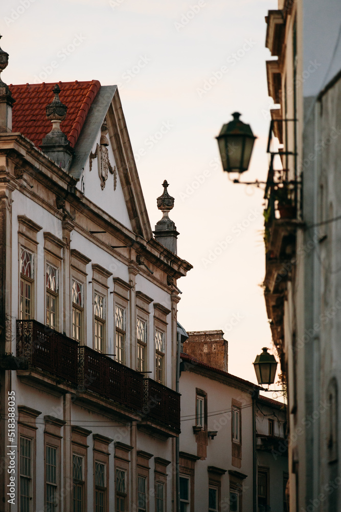 Traditional buildings in Coimbra, Portugal Traditional buildings in Coimbra, Portugal