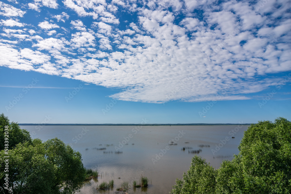 View of Lake Nero in the morning, Yaroslavl region, Russia.