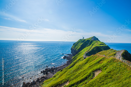 北海道　積丹半島・神威岬の風景
