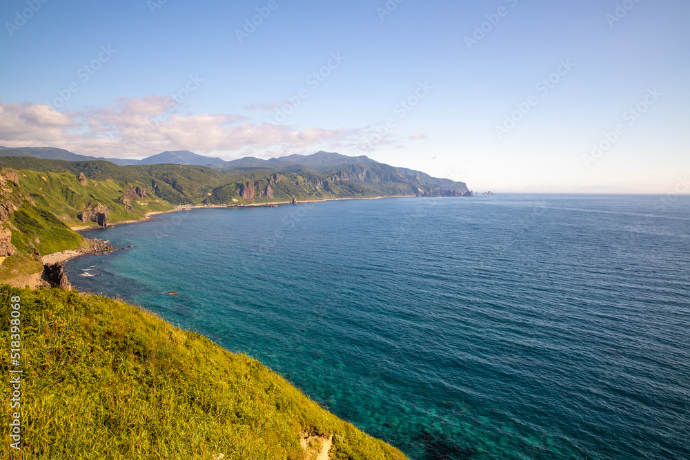 北海道　積丹半島・神威岬の風景
