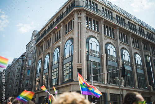 Pride Procession in the center of Berlin photo