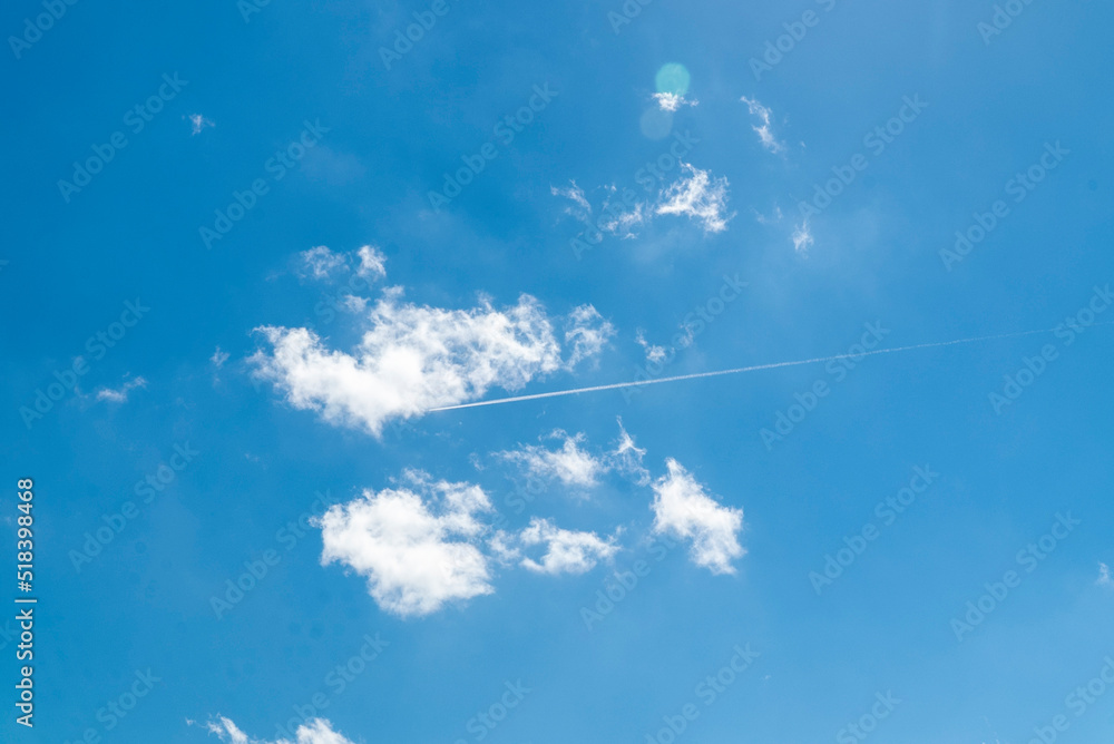 Image with background clouds and blue sky in Lisbon. Image with background clouds and blue sky in Lisbon.