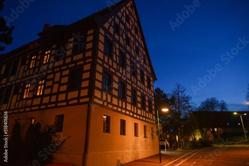 Nachstimmung in der Altstadt von Schwenningen in Villingen-Schwenningen, Schwarzwald-Baar-Kreis / Baden-Württemberg photo