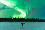 Amazing northern lights phenomenon