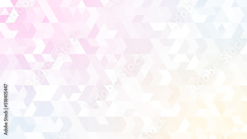 三角パターン背景素材，ピンクとイエローのグラデーション