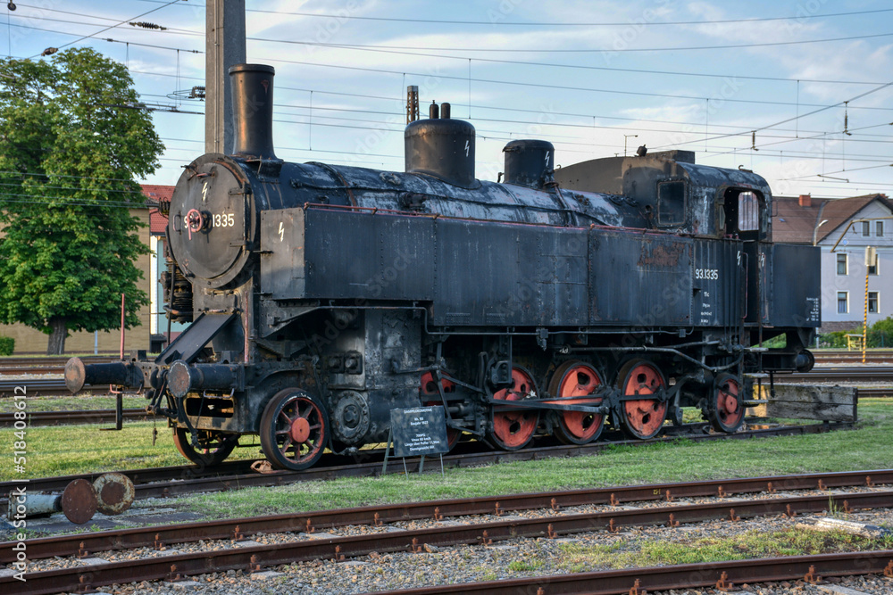 Dampflok, Baureihe, 93, Baureihe 93, Tenderlokomotive, Nebenbahnlok, Nebenbahnverkehr, Heißdampflok, Führerstand, ausgemustert, stillgelegt, abgestellt, verrostet, rostig, Kessel, Kondensator, Rad, Zy Dampflok, Baureihe, 93, Baureihe 93, Tenderlokomotive, Nebenbahnlok, Nebenbahnverkehr, Heißdampflok, Führerstand, ausgemustert, stillgelegt, abgestellt, verrostet, rostig, Kessel, Kondensator, Rad, Zy
