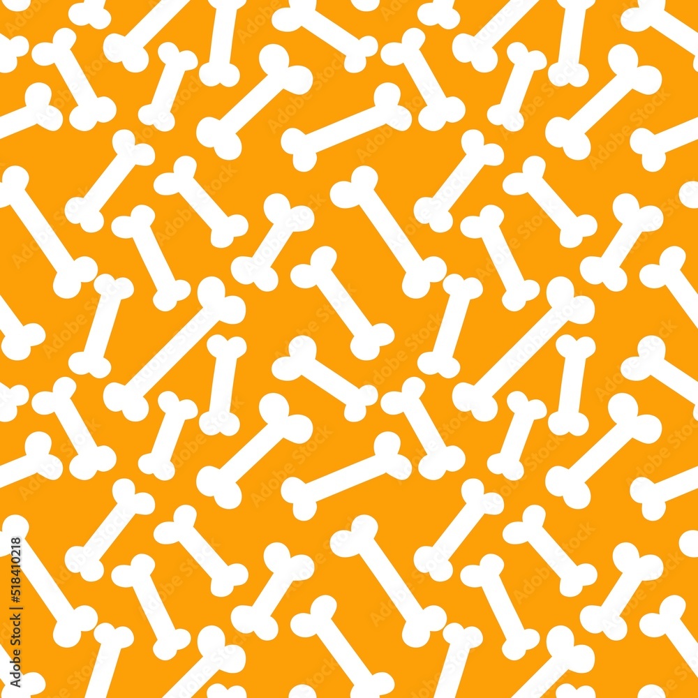 Halloween cartoon seamless bones pattern for kids and dogs and wrapping and clothes print and accessories Halloween cartoon seamless bones pattern for kids and dogs and wrapping and clothes print and accessories