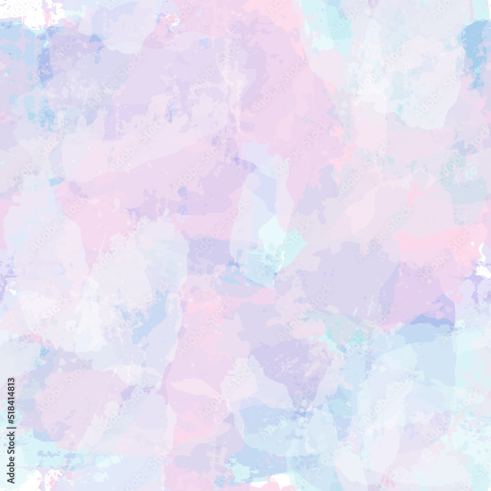 watercolor seamless pattern, rainbow colors girly print, artistic pastel background