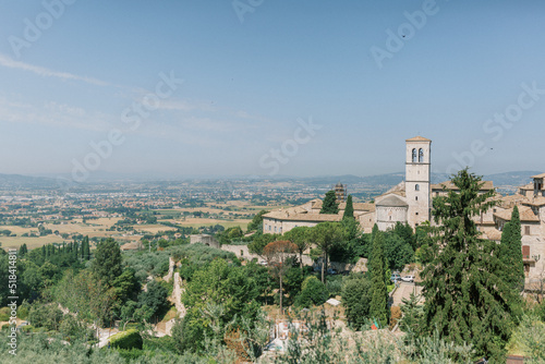 View of countryside in Assisi, Italy © Cavan