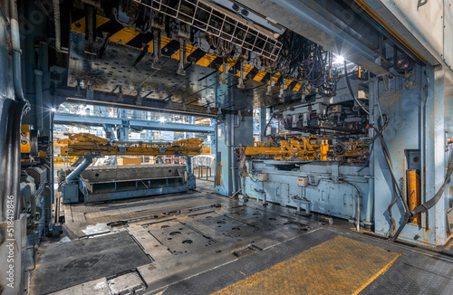 Machines for the production of metal automotive parts.