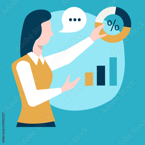 Lady working with graft.