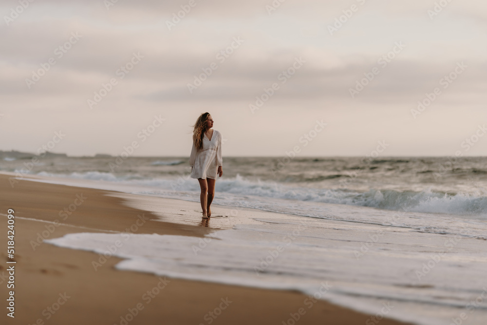 walking on the beach walking on the beach