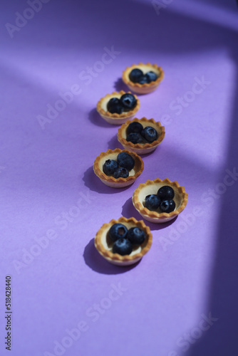 Wallpaper Mural mini tart shells with berries  Torontodigital.ca