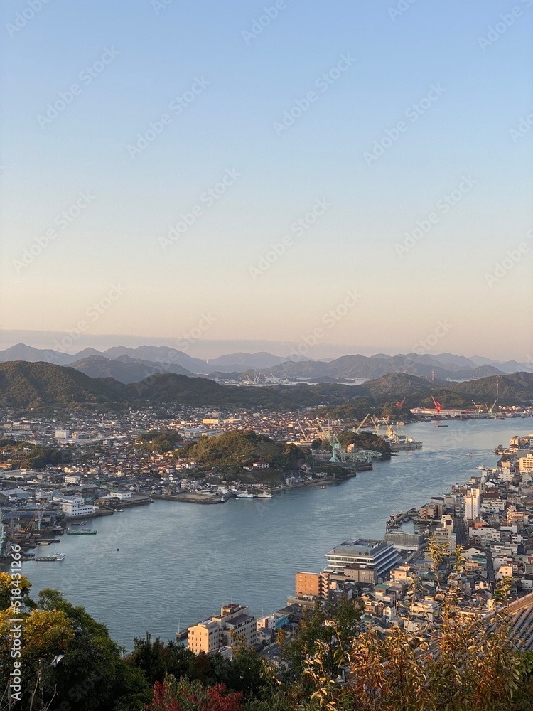 view of the city of onomichi, hiroshima