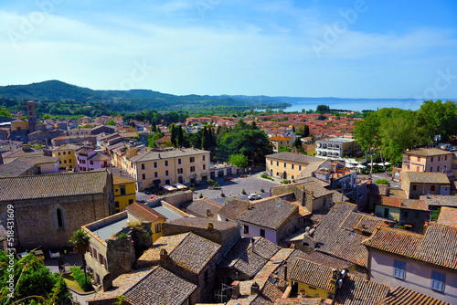 panorama of Bolsena Lazio Italy