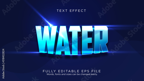 Deep Water Text Effect Font Type