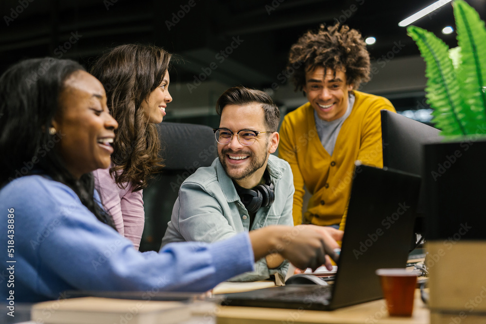 Bussines People Working Together In The Company Bussines People Working Together In The Company