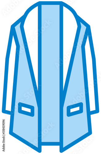 Parka Icon Blue Style