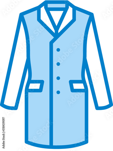 Parka Icon Blue Style