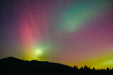 Colorful Aurora borealis