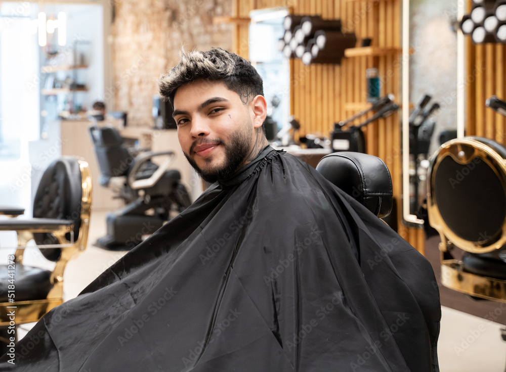 Client At Barbershop