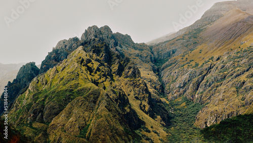 Spectacular Peruvian Mountain Panorama 