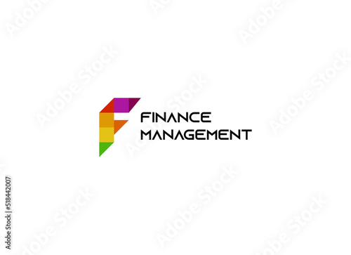 Financial Stock Exchange Market Charts Logo design abstract vector template. Finance company Logotype concept.