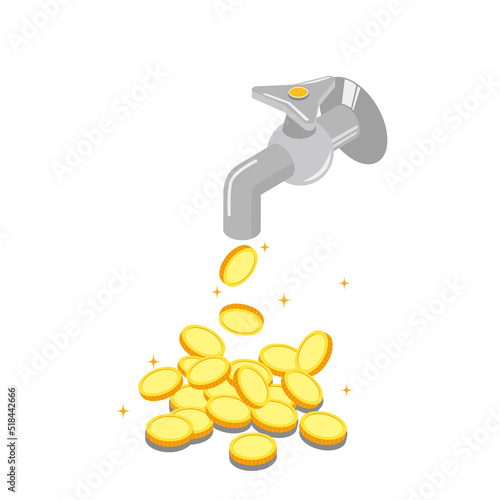 蛇口からお金が出るイメージ