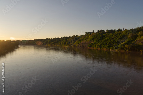 The North Saskatchewan River in the Evening