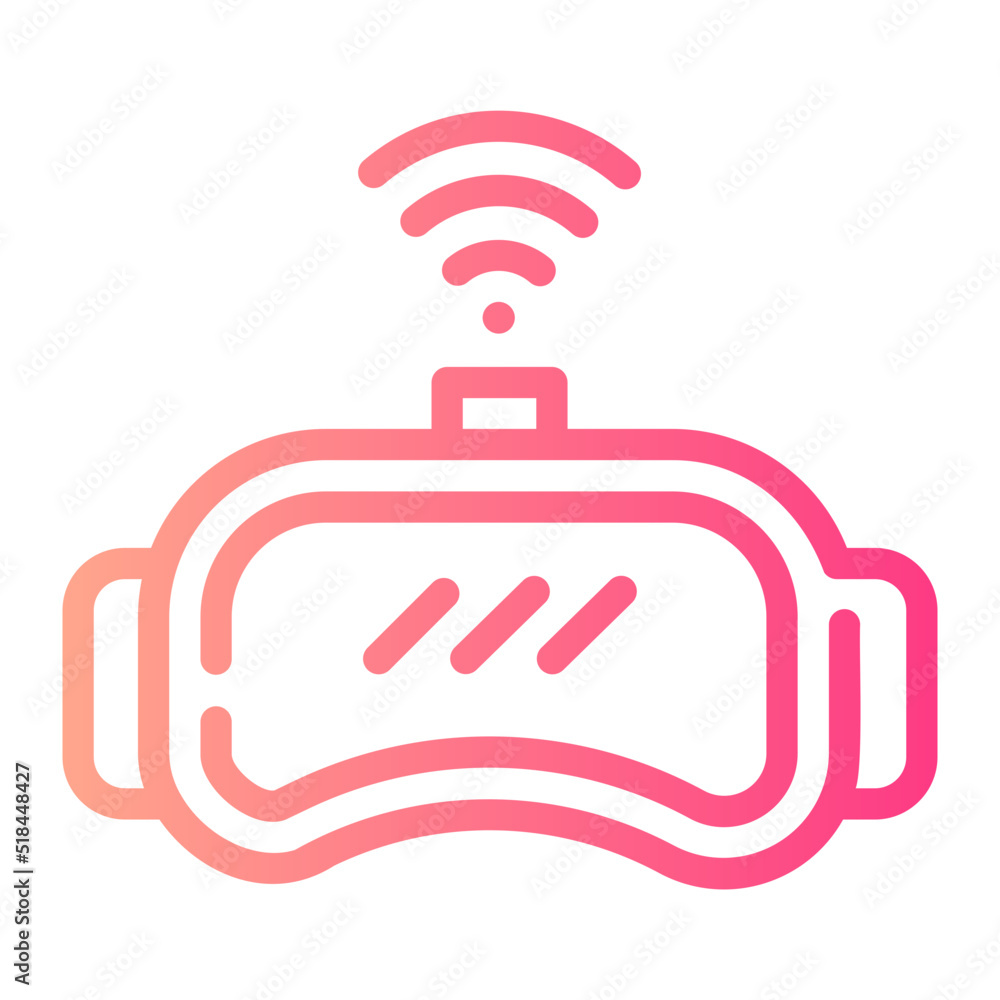 VR Glasses gradient icon VR Glasses gradient icon
