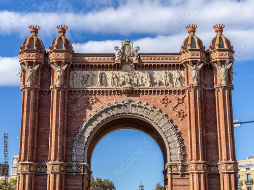 Barcelona arch of triumph