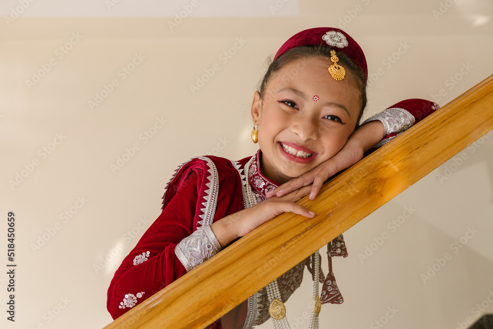 Nepalese Dancers In Traditional Nepali Attire Stock Photo - Download Image  Now - Adult, Art, Arts Culture and Entertainment - iStock