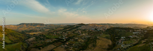 Panoramic view of a Sicilian town