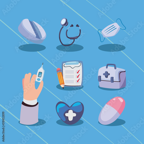 flat medical items